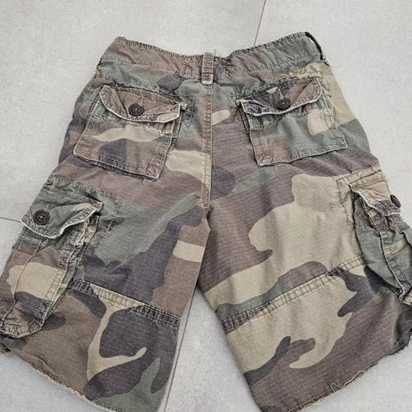 American eagle outfitters cargo shorts size 26 men camo - Picture 2 of 4